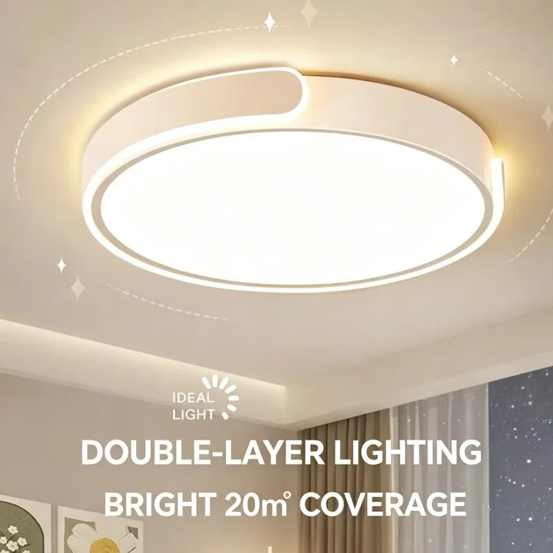 Eye protection without stroboscopic | 2025 new master bedroom LED ceiling light, modern simplicity and advanced sense