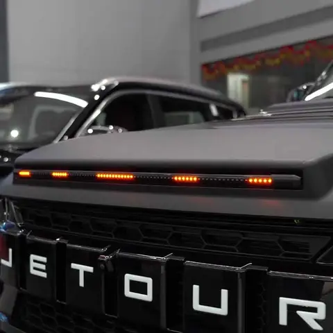 Chery Jetour Traveller T2 엔진 후드, 자갈 블록, 보넷 환기구, 자동차 후드 장식, 외부 부품, 자동차 액세서리