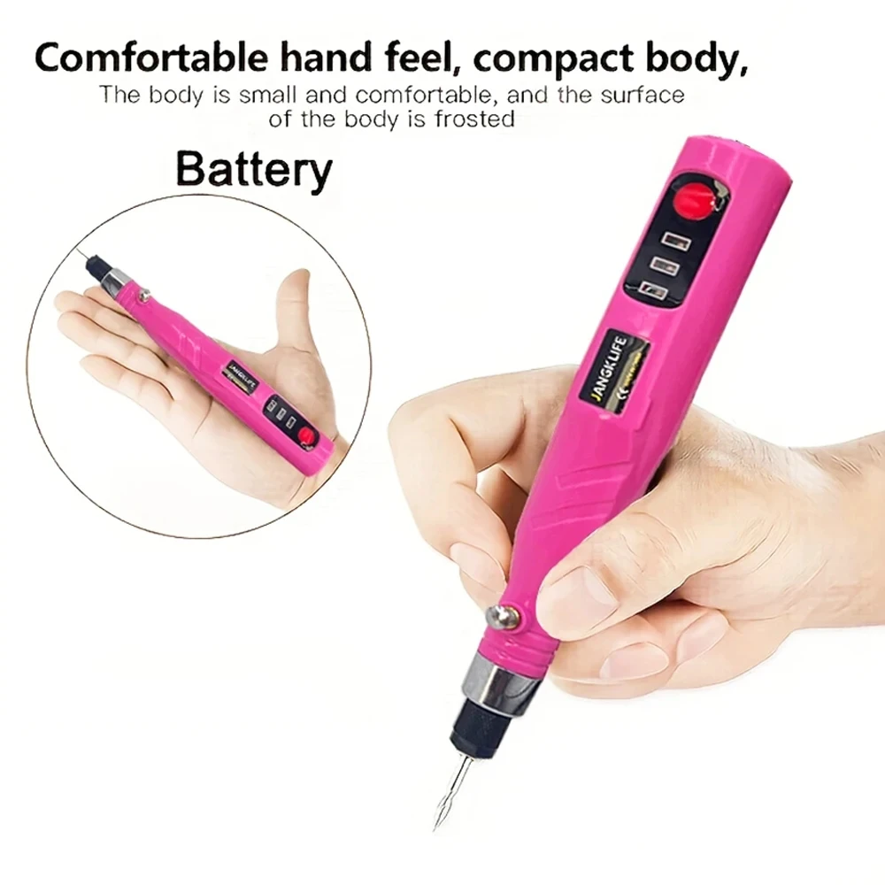 USB Cordless Rotary Tool Kit Woodworking Engraving Pen DIY For Jewelry Metal Glass Mini Wireless Drill