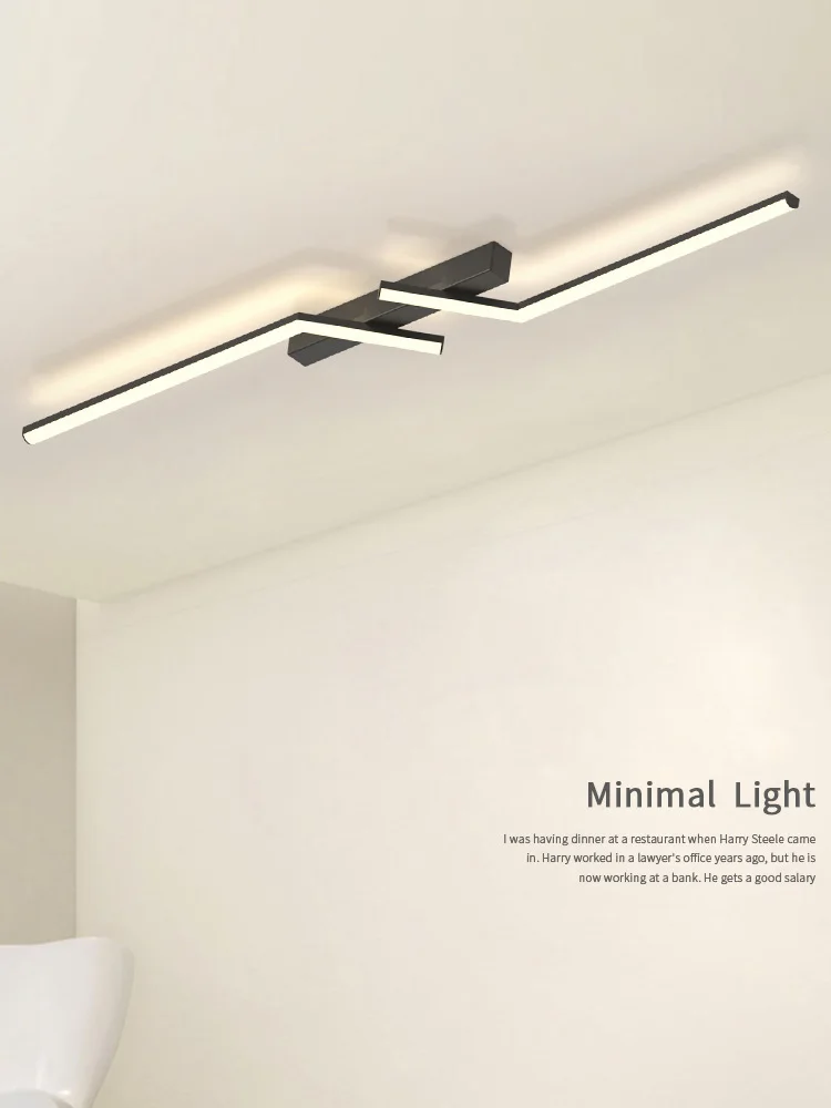 

Simple Led Strip Chandelier Aisle Corridor Balcony Lights Modern Bedroom Cloakroom Ceiling Lamp Home Indoor Decor Lighting Lamps