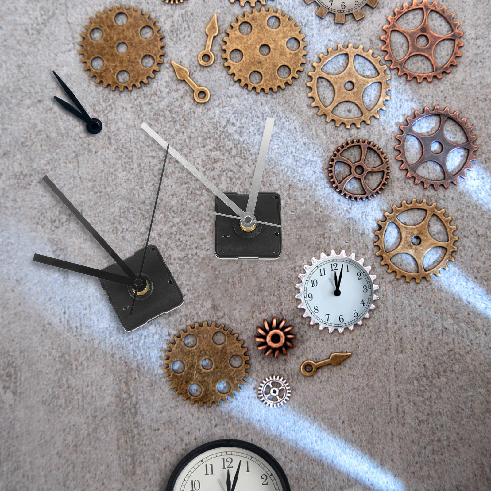 

3 Sets Silent Clock Movement Parts Mute Replacement Kit Components Wall Mechanism Accessories Quartz Hands