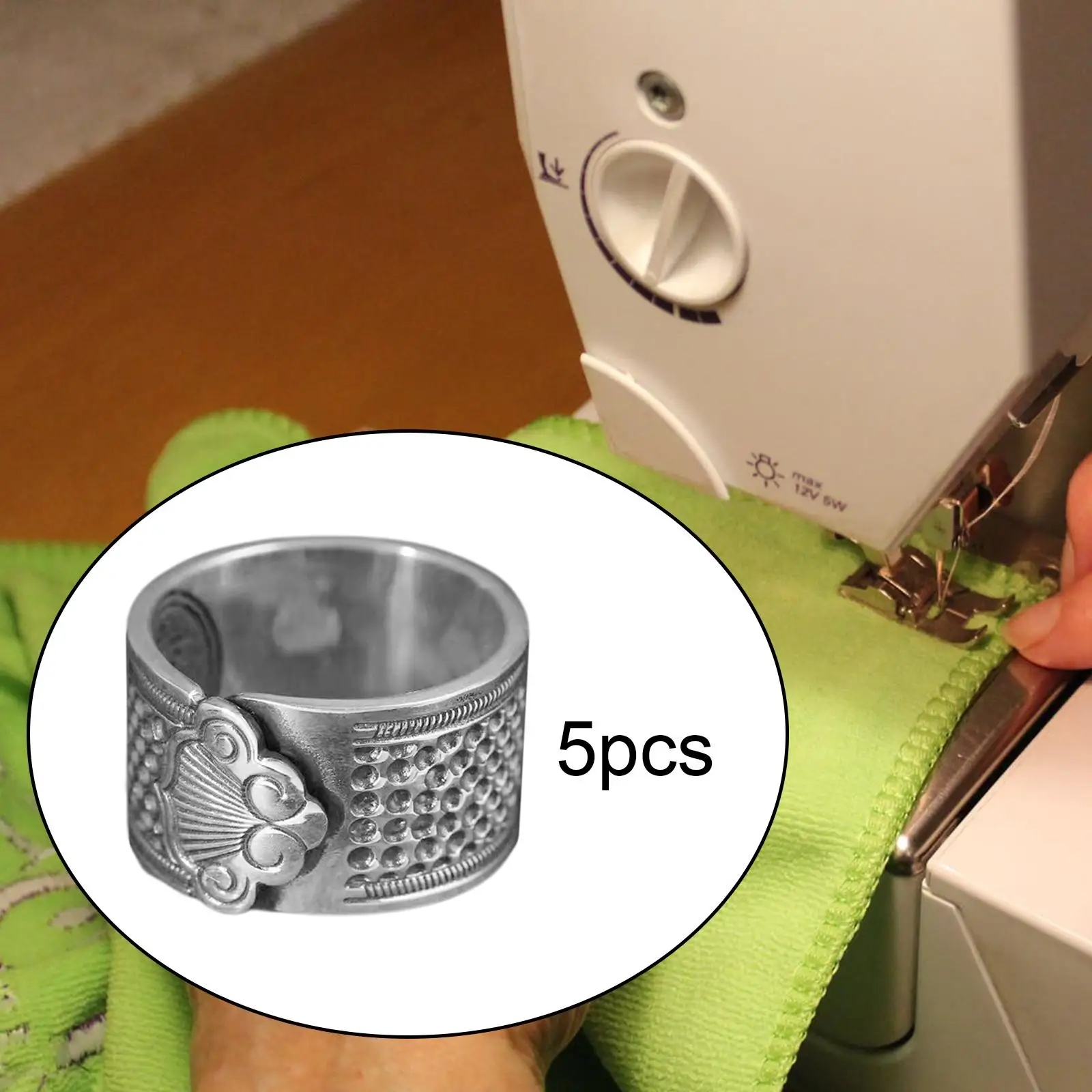 

Набор аксессуаров для шитья: наперсток из сплава для защиты пальцев при квилтинге, вышивке, рукоделии и шитье вручную