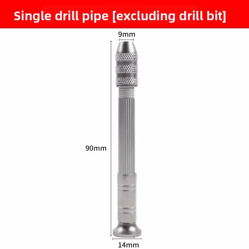 

0.3-3.2mm Mini Micro Woodworking Tools Drilling Rotary Tool Manual Twist Bit Aluminum Alloy Micro Hand Drill for Jewelry Craft