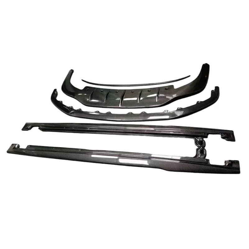 Used for the new Bentley Flying Spur Dry carbon fiber front bumper side skirt splitter rear bumper lip spoiler body kit