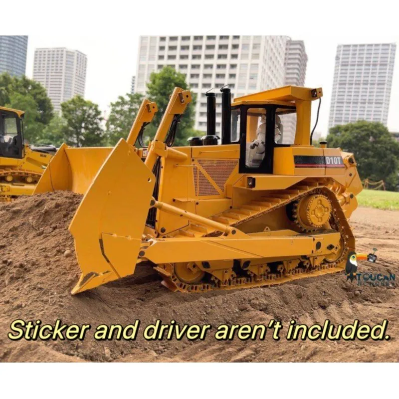 JDM 98 DXR2 D9T RC Hydraulic Bulldozer RTR 1/14 RC Metal Dozer Heavy Duty Machine JDModel with Light Sound Set Toys THZH1818