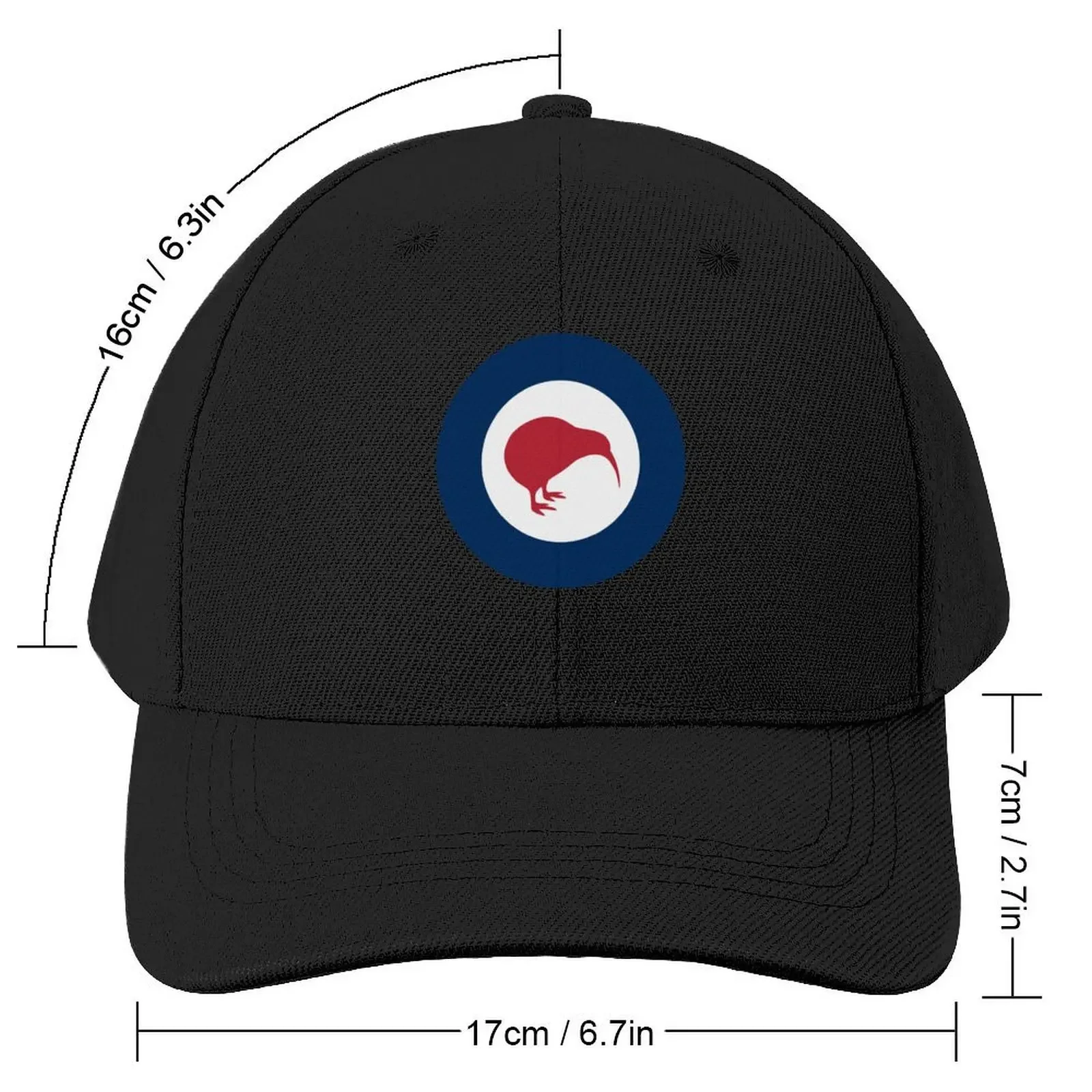 ROYAL NEW ZEALAND AIR FORCE ROUNDEL Baseball Cap Streetwear dad hat Hat Man Luxury Visor For Girls Men's