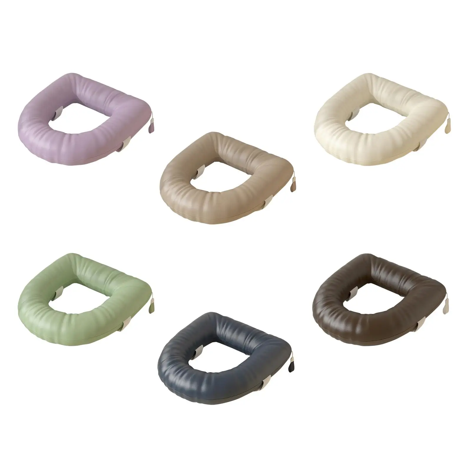 Toilet Seat Riser Thicken Comfortable Flexible Toilet Seat Cover for Seniors