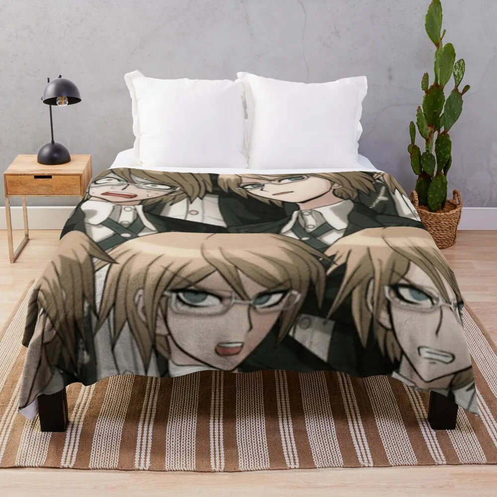 Byakuya Togami Throw Blanket Sofas Custom Summer Beddings Blankets