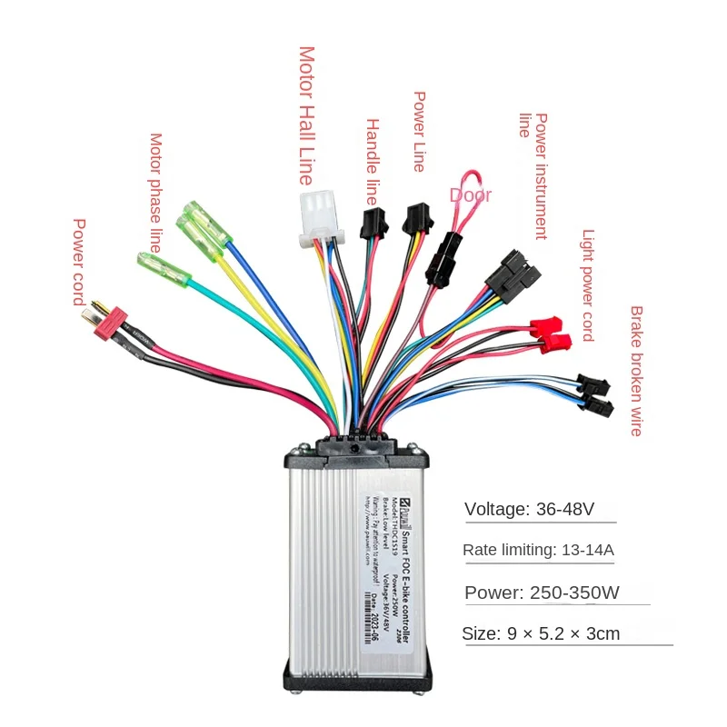 Bicycle Modification 5-Speed 36v48v250w350w500w Power Electric Vehicle Speed Meter Controller Code Meter