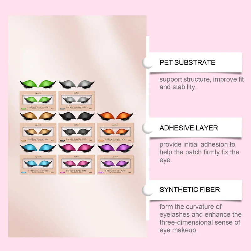 

The latest creative eye shadow eyelash stickers lazy eye makeup portable stickers tool
