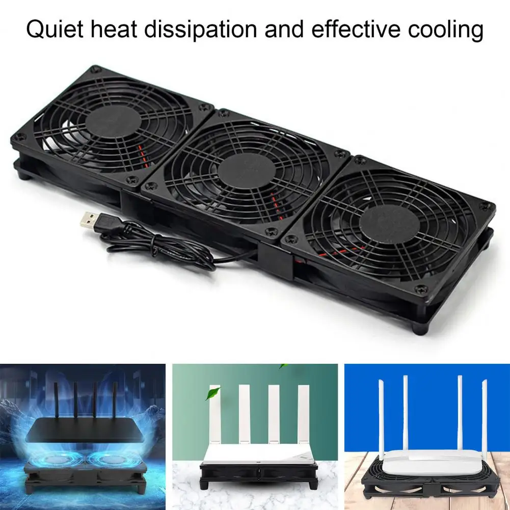 

5V USB Router Cooling Fan 360mm x 120mm Laptop Host Case Cooling Fan Micro Computer Electronics Big Airflow Fan