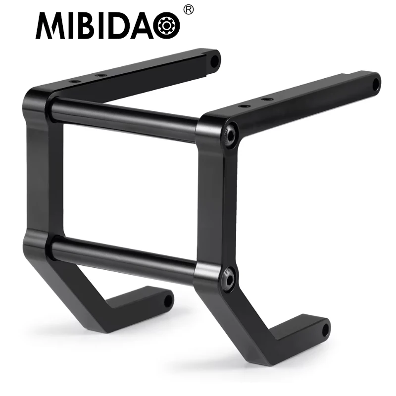 

MIBIDAO Aluminum Alloy Front & Rear Servo Mount Bumper Bracket for 1/10 RC Crawler Car Tamiya Clod Buster