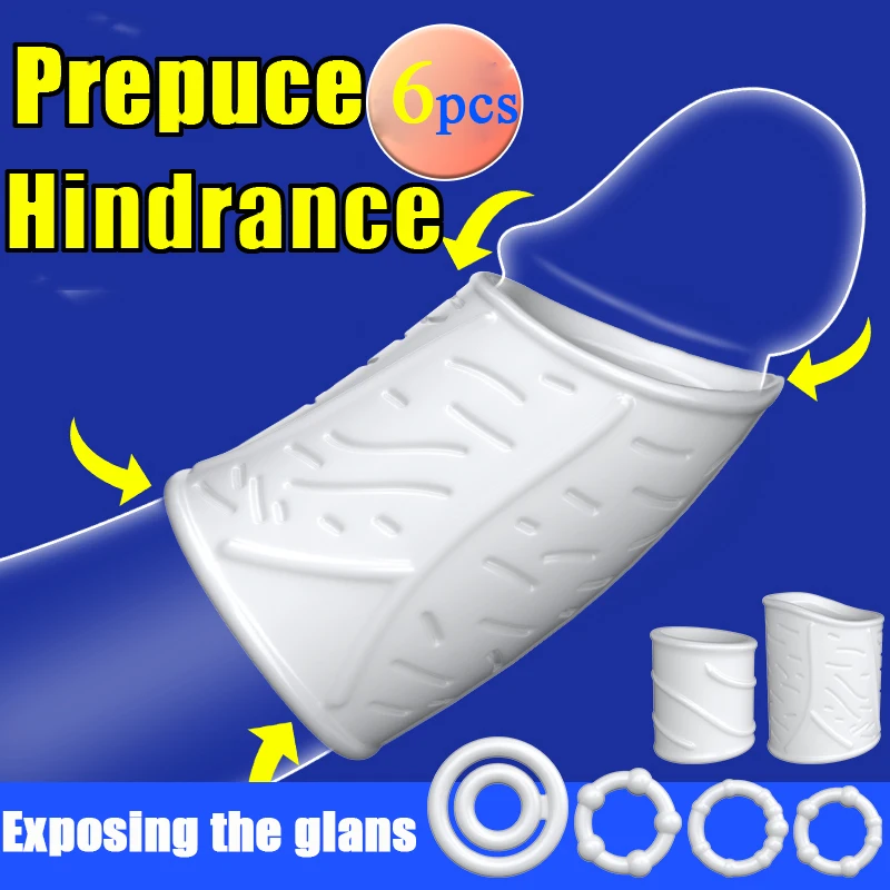 Newest Penis Ring Reusable Silicone Semen Cock Ring Penis Enlargement Delayed Ejaculation Sex Toys For Men Dick Enlarger Rings