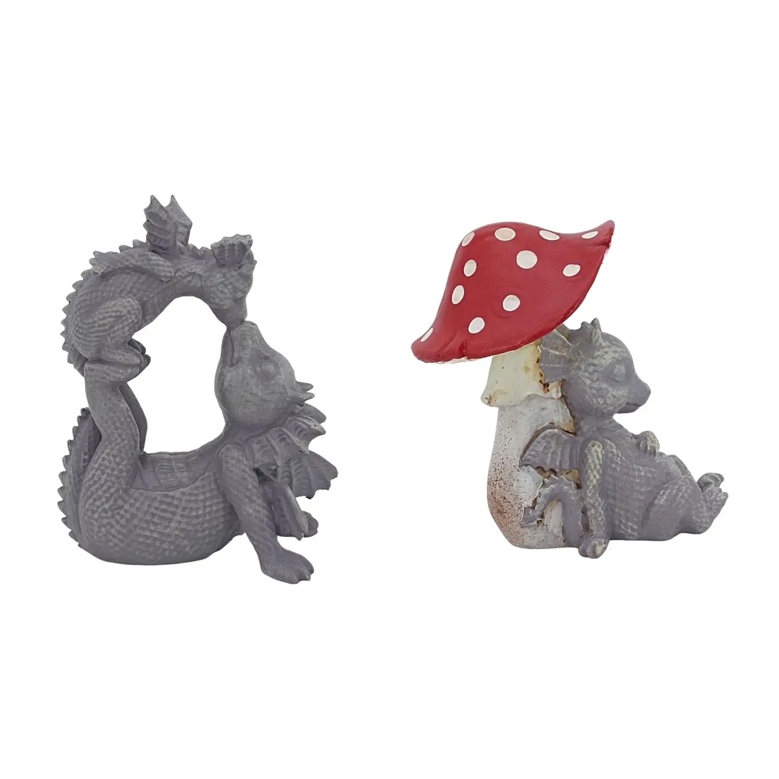 Animal Statue Collectable Miniature Landscape Decor for Office Balcony Patio