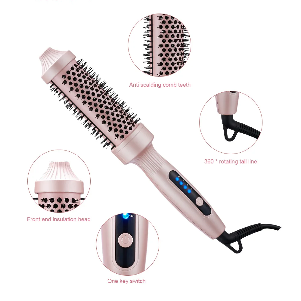 

Curling Iron Fluffy Comb Hair Comb Curly Hair, Straight H Air Dual-purpose Hair Care Household Styling Artifact