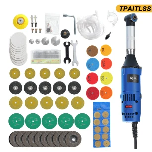 6 سرعات قابلة للتعديل 90 درجة، تستخدم للتنظيف وتجميل التماس، آلة طحن وتلميع متعددة الوظائف