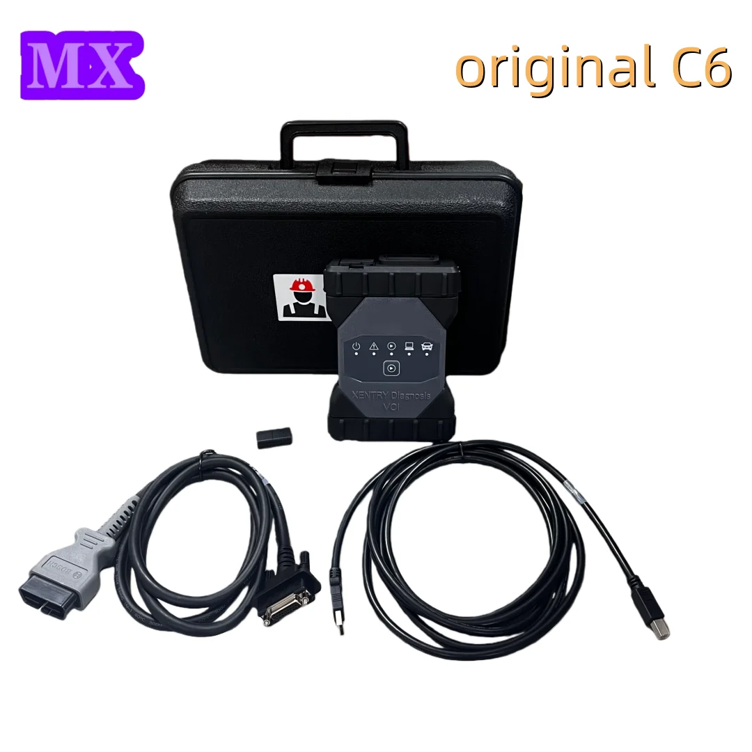 

C6 Оригинальный диагностический инструмент производителя для Бен, поддержка VCI WIFI, подходит для диагностики дизельных двигателей в грузовиках и автомобилях