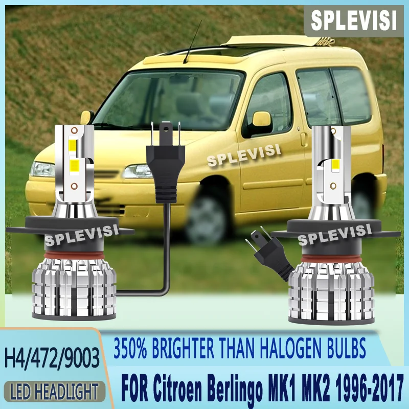 

12000LM/Bulb For Safe Night Driving LED Car Headlight Bulbs FOR Citroen Berlingo MK1 MK2 1996 1997 1998 1999 2000 2001 2002-2017