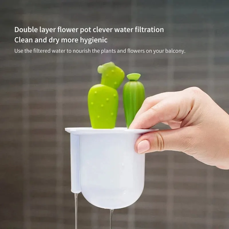 4 Piece Baby Bottle Brush Cleaning Set, Cactus Baby Bottle Brush Set, Long Handle Water Bottle Cleaner, Home Use Cups and Straws
