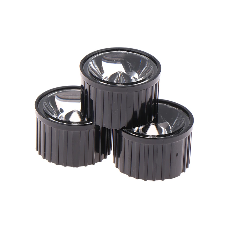 10Pcs 높은 전력 1W 3W LED 렌즈 5/8/10/15/25/30/45/60/90/120 반사경 콜리메이터 20MM PMMA 아크릴 광학 렌즈