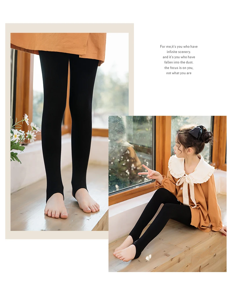 Frühling Herbst Weiche Baumwolle warme Strumpfhosen einfarbig Leggings infant Mädchen Ballett Tanz Strümpfe Anti-pilling baby kinder strumpfhosen – Detail 17