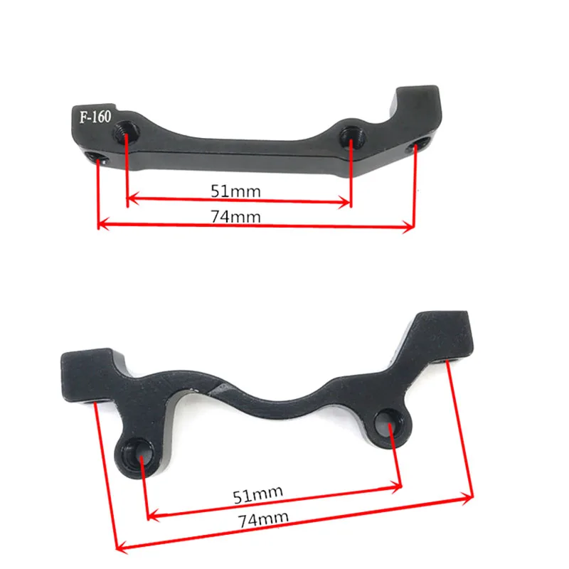 ZOOM Disc Brake Mounting Adapter Front F160/R140 Rear R160/F180 for All Disc Brake Caliper F203 R180 bike disc brake converter