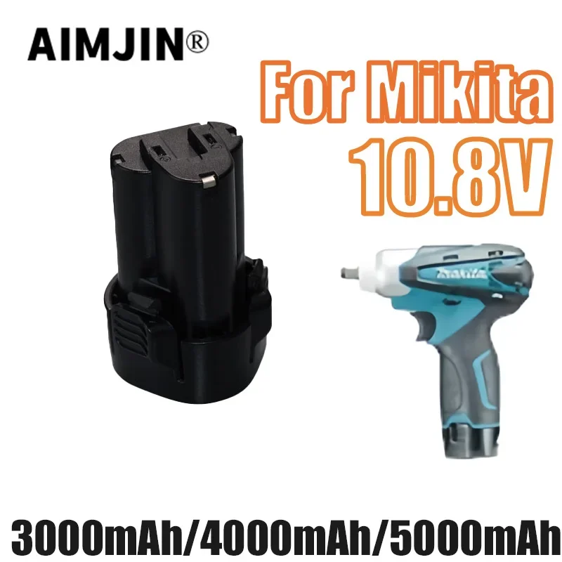 Li-ion Battery for Makita, Rechargeable Power Tools, 10.8V, 3000 mAh, 4000 mAh, 5000mAh, BL1014, DF030D, DF330D, LCT203W