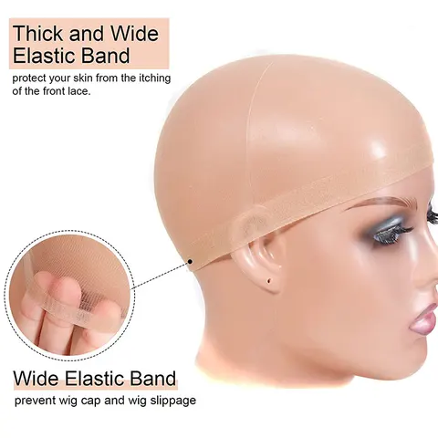 eseewigs HD дышащая крышка для парика 5 упаковок по 10 штук