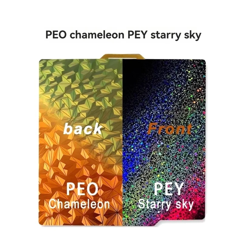 A47F-For Bambu Lab X1 P1S A1 بناء لوحة PEO PEY ورقة 257X257mm نسيج السرير مزدوج الوجهين الربيع الصلب للطابعة المختبرية P1 ثلاثية الأبعاد #5