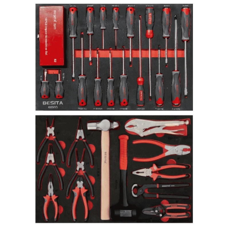 Car Repair Tools Kit Of Machine Repair Tools Hot Selling Complete Mechanics Tool Set With Box Cabinet Trolley