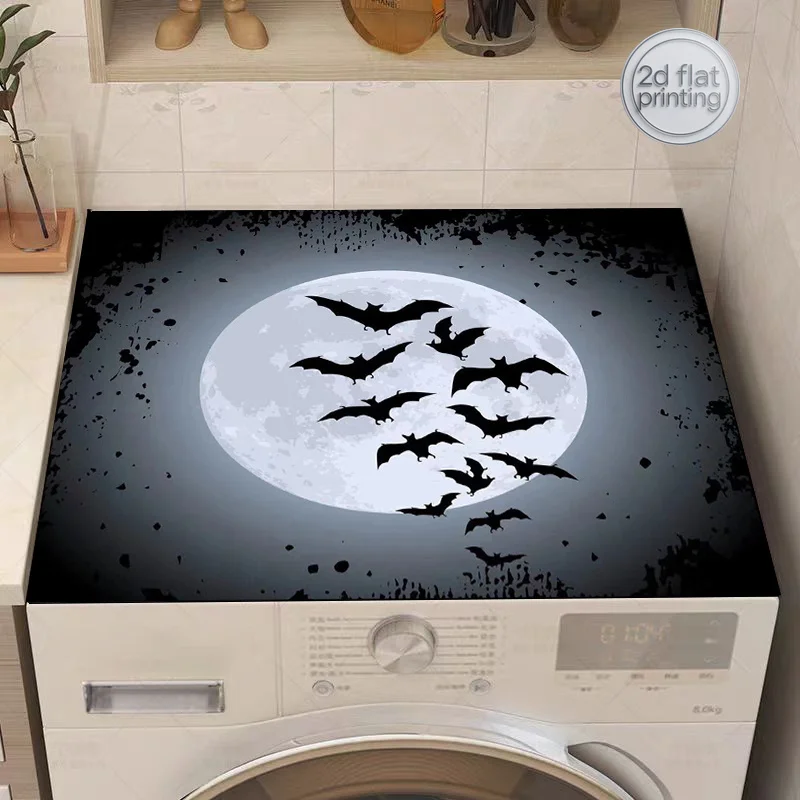 1pc Halloween-Themed Scary Bat Printed Drying Mat, Versatile Draining Mat, Sink Drainage Mat, Coffee Machine Mat, Kitchen Counte