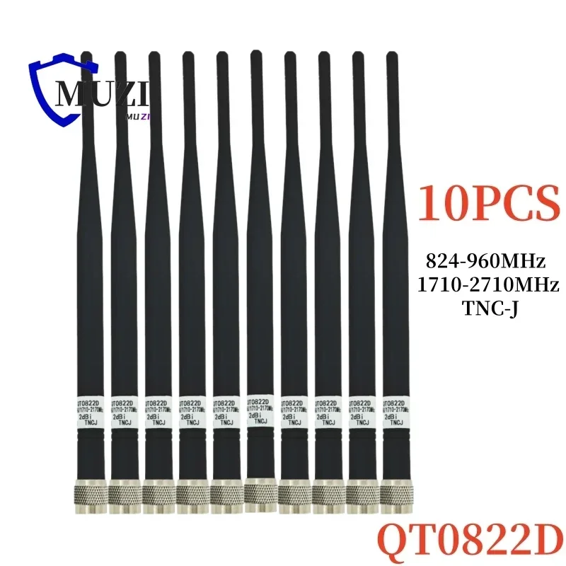 10pcs QT0822D RTK Antenna GPRS CDMA200 WCDMA 2DBI Gain 824-960MHz 1710-2710MHz TNC-J Male Connector Trimble R8s