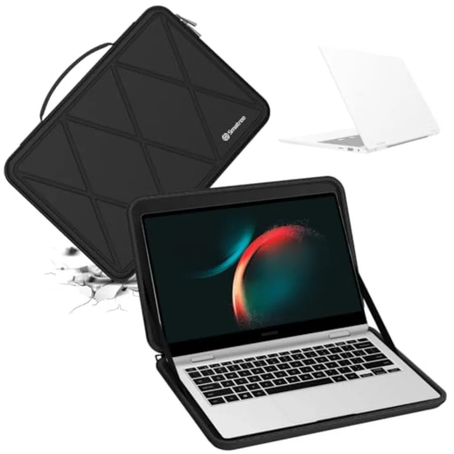 Hard EVA Protective Sleeve Case Compatible for 15.6 inch Samsung Galaxy Book 5/4/3 360 for 15.6 inch Samsung Galaxy Book 2 Pro