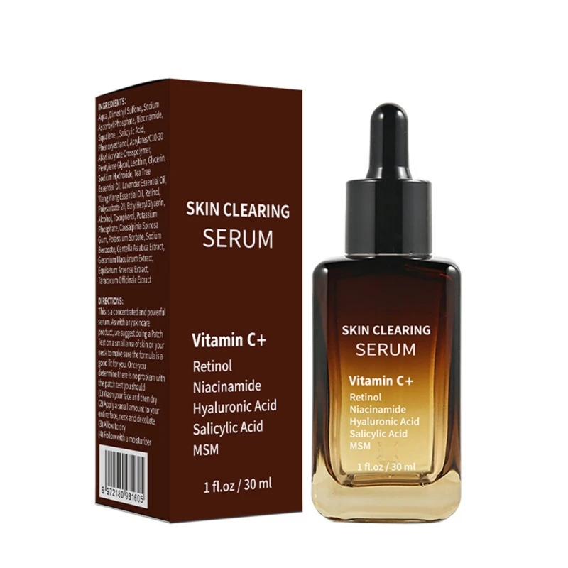 

30ml Vitamin C Retinol Niacinamide Hyaluronic Acid Salicylic Acid Complex Serum Brighten Skin Anti-aging Amti-acne Serum