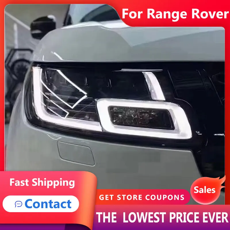 Car Headlights For Land Rover for Range Rover Vogue L405 2013-2018 LED Head Lights Auto Big Front Lights