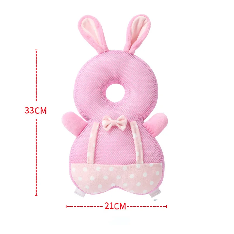 Toddler Baby Head Protection Cushion Backpack Wear Pillow For Kids 0-3 Y Children Protective Cushion Rabbit Security Pillows