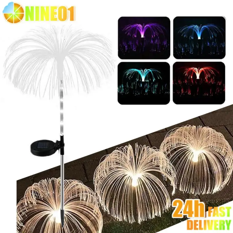 

LED Lawn Lamps Solar Firework Light Outdoor Waterproof Night Light String 1/3/5pcs Garden Lawn Landscape Holiday Christmas Light