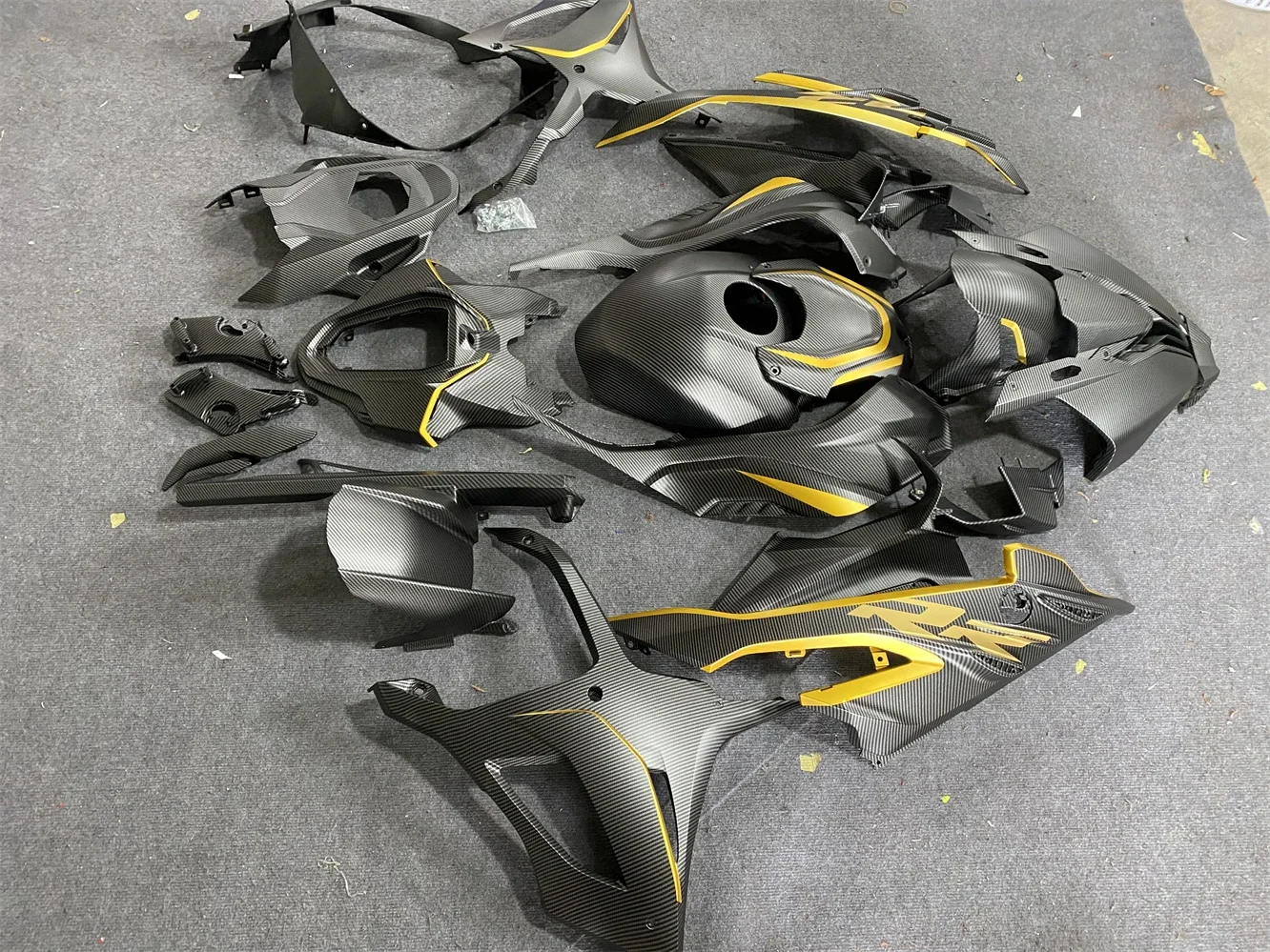 For S1000RR 2023 2024 Fairing Accessories Full Fairings Panel Higher Quality ABS Plastic Injection set Carbon Fiber Painted
