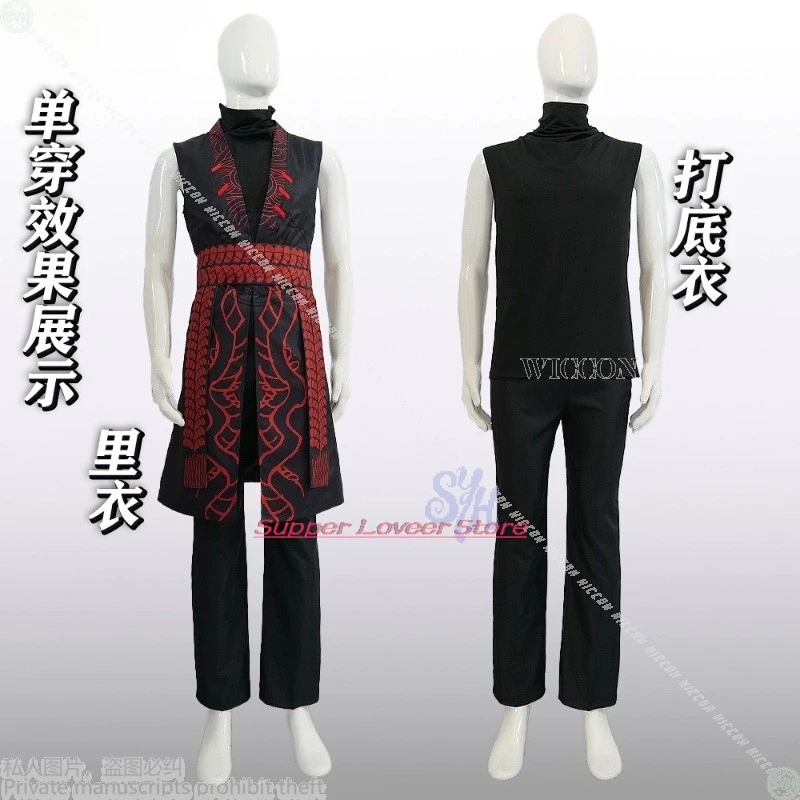 هالوين احتفالي أنيمي لعبة شركة Limbus تأثيري جيا تشيو ريترو الأسود رداء موحد أحمر داكن نمط الأنماط الصينية الباروكات مرحبا #5