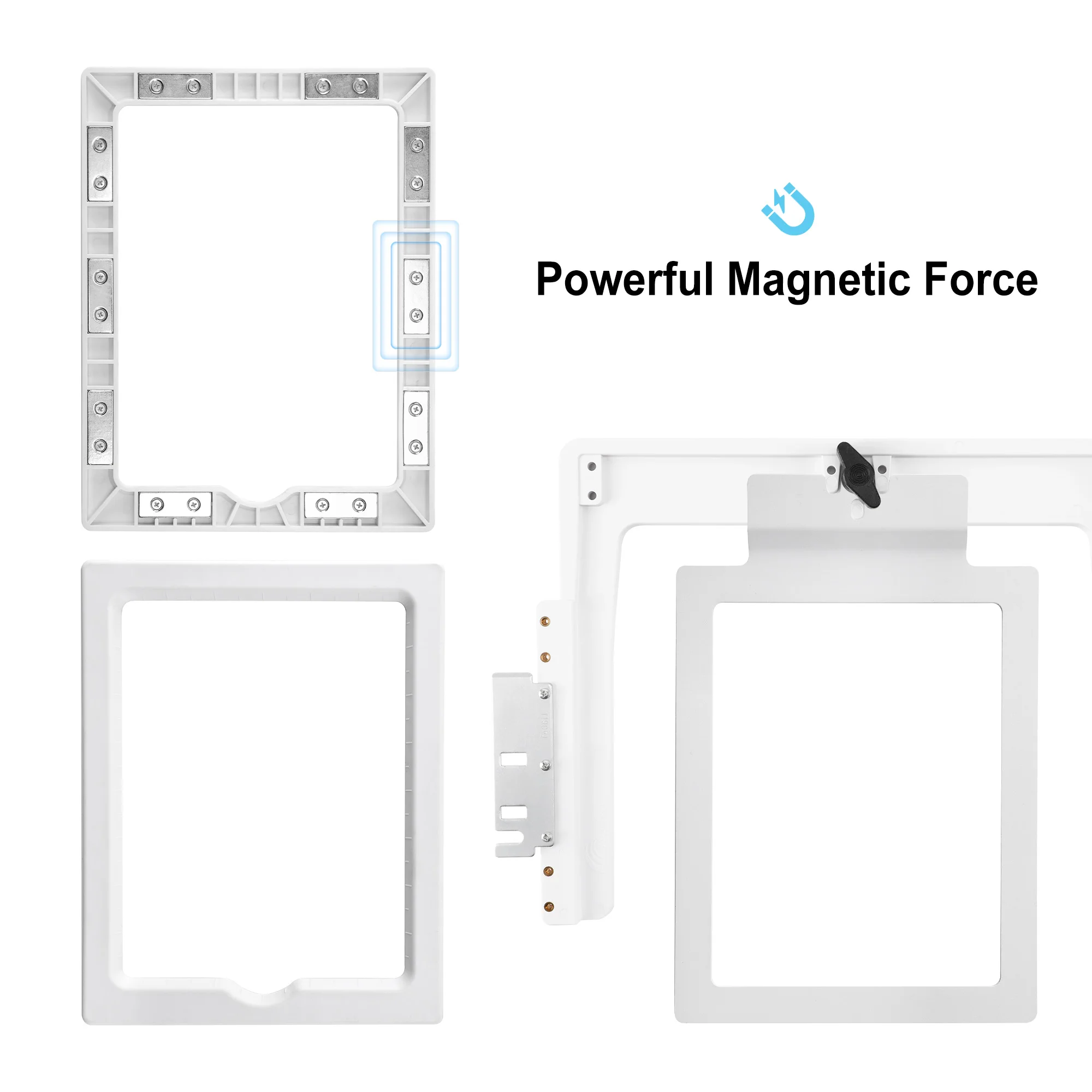 BAI Mirror Vision V22 V22-2 KESI Magnetisches Hoopless Multi-Frame-Stickset für Hemdtaschen, Ärmel, Socken, Kappenaufsätze