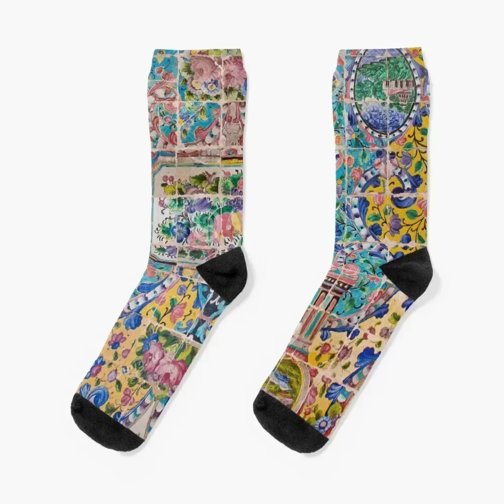 

Iranian pattern Socks custom with print FASHION Socks Male Women's