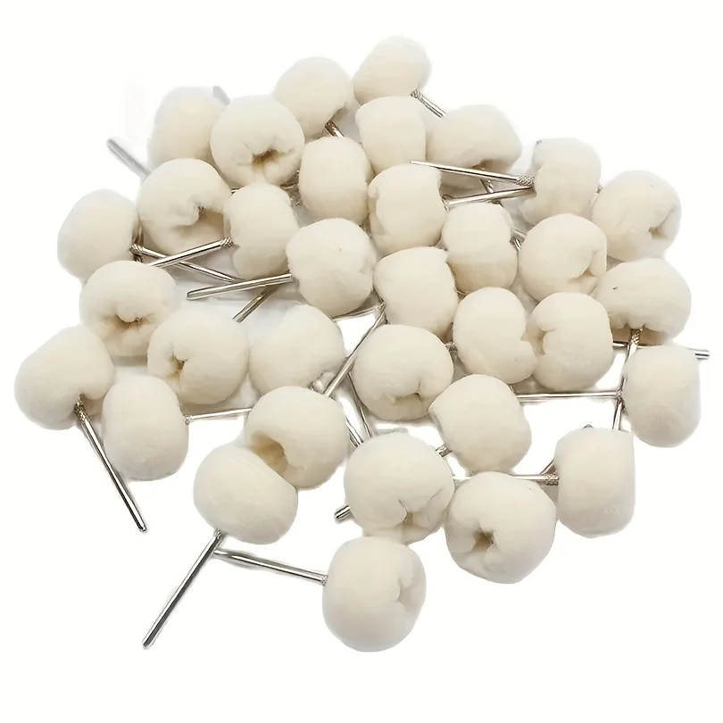 10/20/30 szt. Mini głowica szlifierska do polerowania, szczotka do polerowania metalu, akcesorium do narzędzi obrotowych