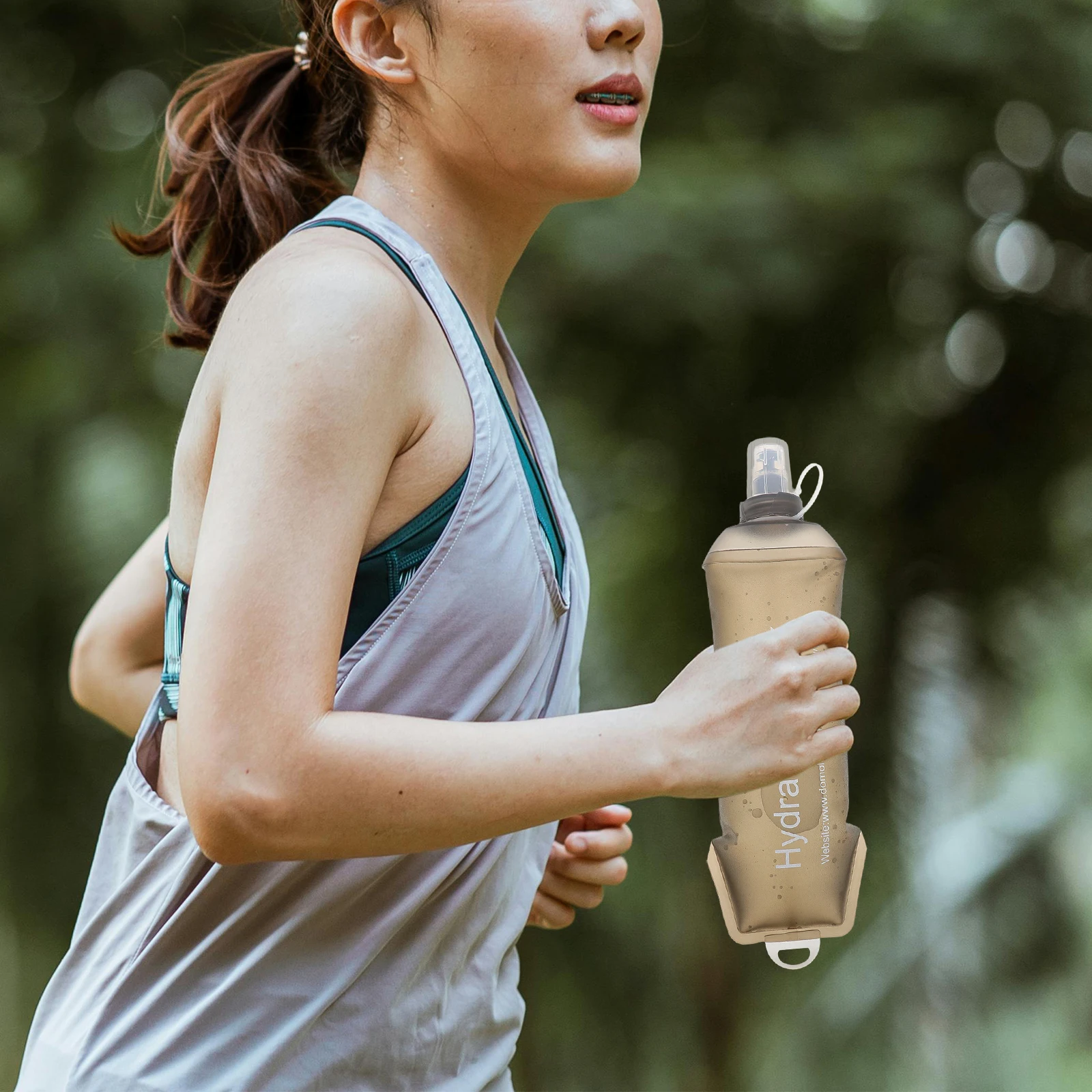 

Leakproof Portable Water Bottle Flexible Design for Hiking Cycling Soft Water Flask for Active Lifestyle