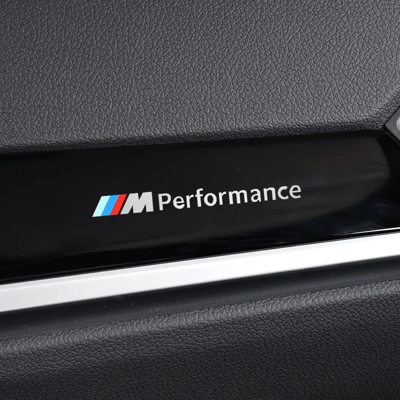 

Metal Car Decor Stickers For BMW M Performance 1 3 5 7 Series X1 X2 X3 X4 X5 X6 X7 Auto Interior Center Console Creative Decals