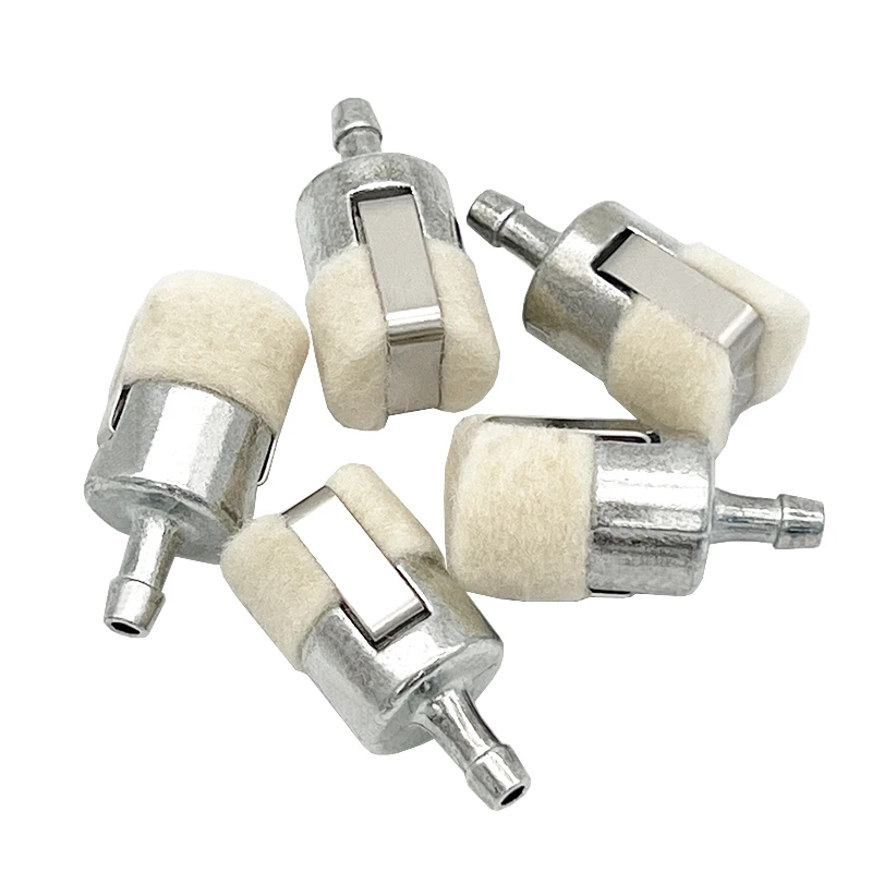 정원 기계용 울 소재 연료 필터 5개 체인톱 브러시 커터