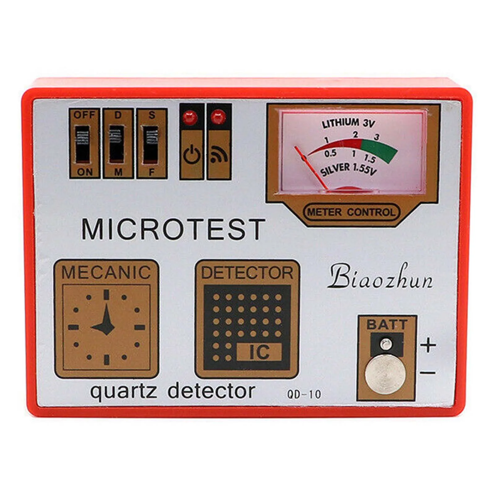 

Multifunctional Watch Demagnetization/Measure/Pulse/Quartz Watch Movement Battery Tester, QD-10