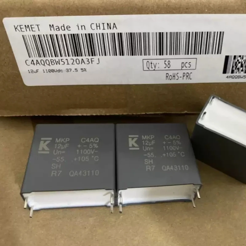 Capacitor de Filme KEMET 12UF 1100V 1100V126 1000V 1.1KV MKP Novo
