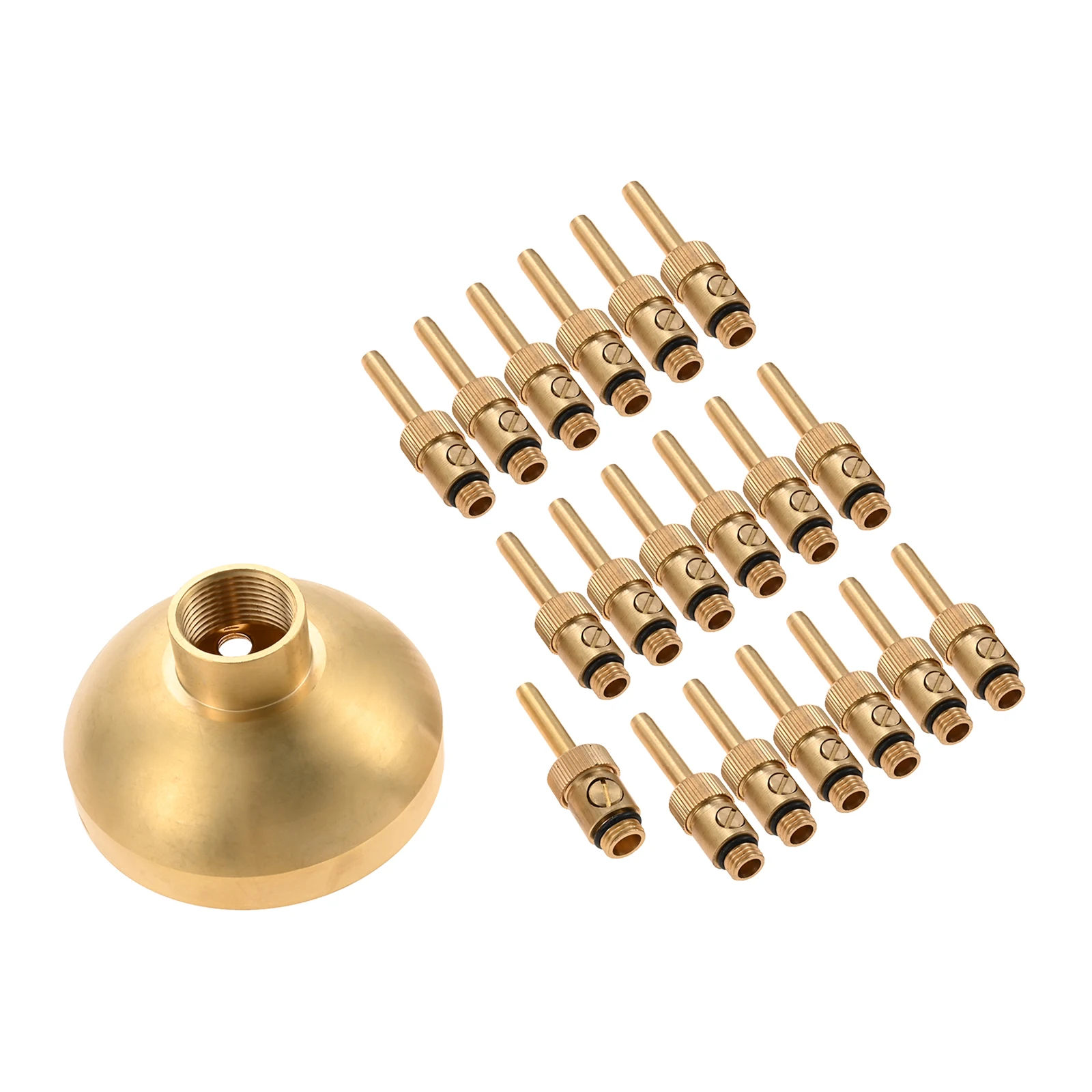 

1Pc Brass Fountain Nozzle Various Spraying Effects for Pool Park Decoration Of Pond Misting Cooling System Nozzle Irrigation