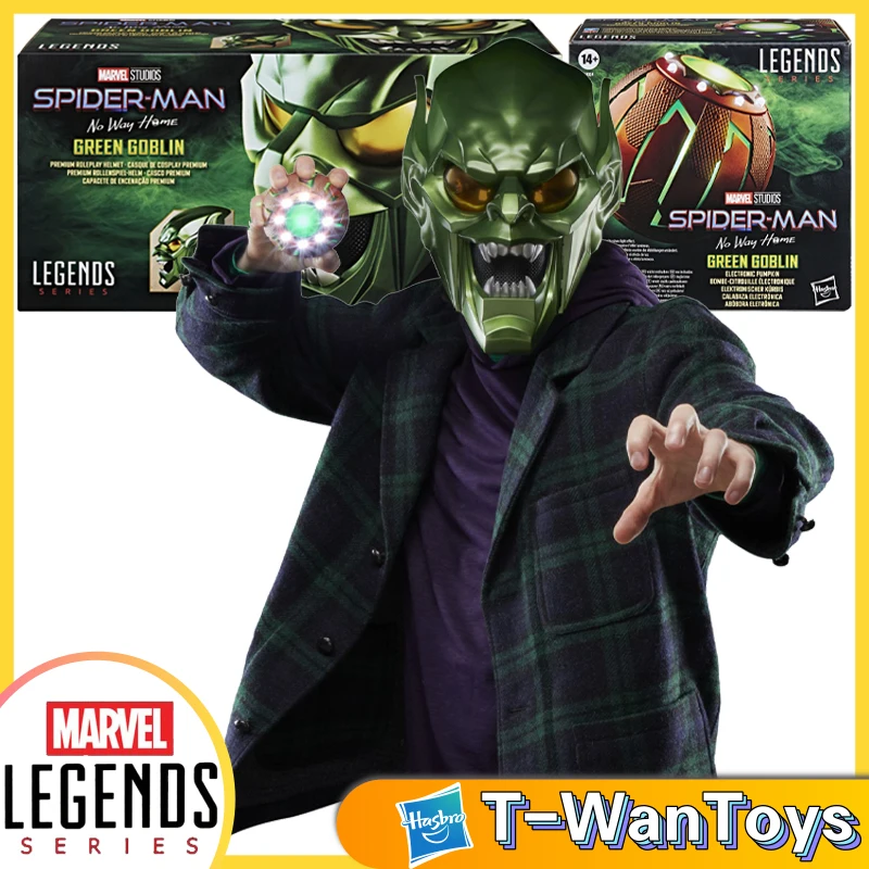 

Marvel Legends Series (Spider-Man: No Way Home) Green Goblin Roleplay Helmet Electronic Pumpkin 1/1 Scale Premium Collectible