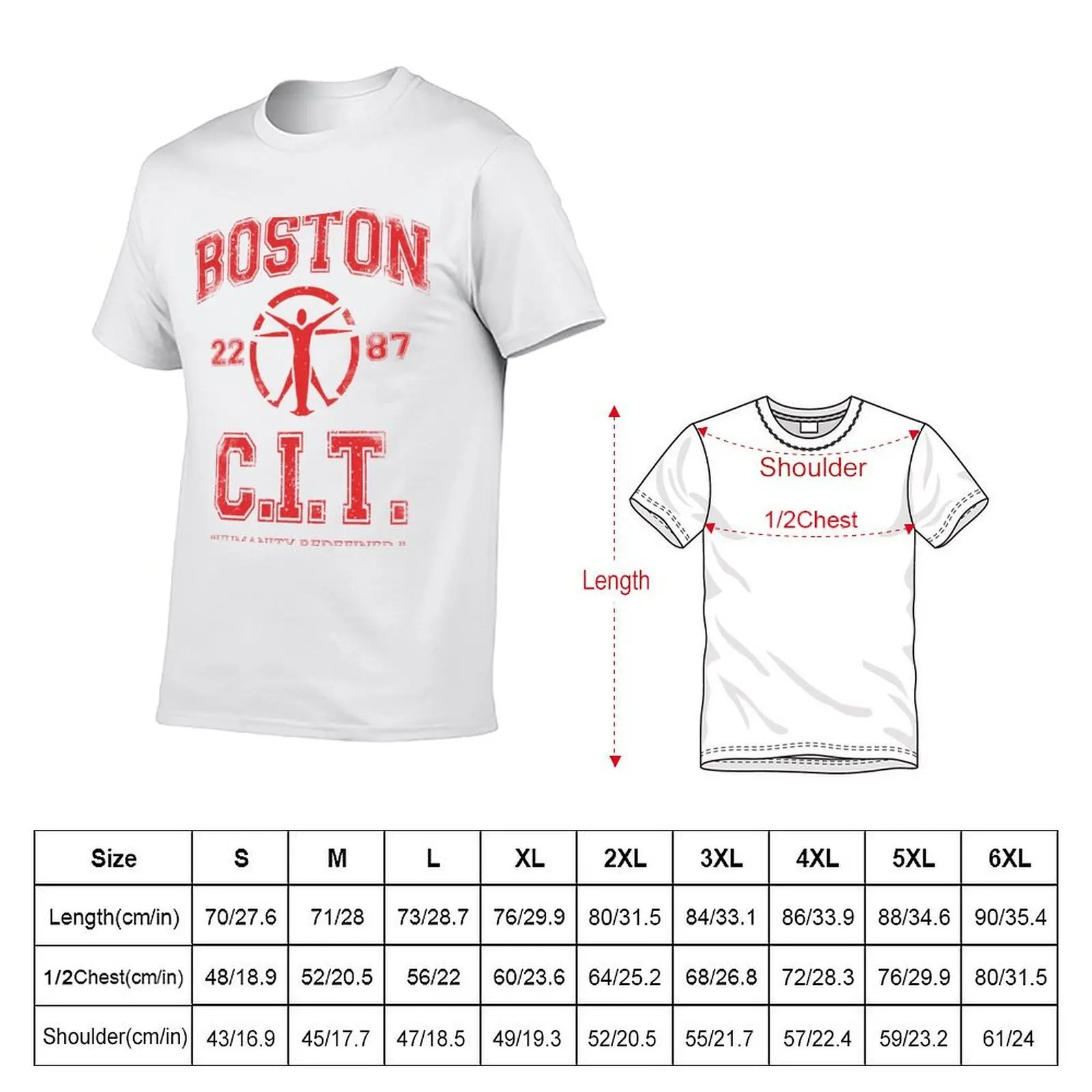 Boston C.I.T. T-Shirt aesthetic clothes graphic shirts t shirts for men pack